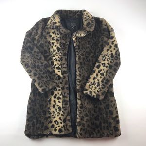 CI SONO Outwear Womens Faux Fur Leopard Coat M/M